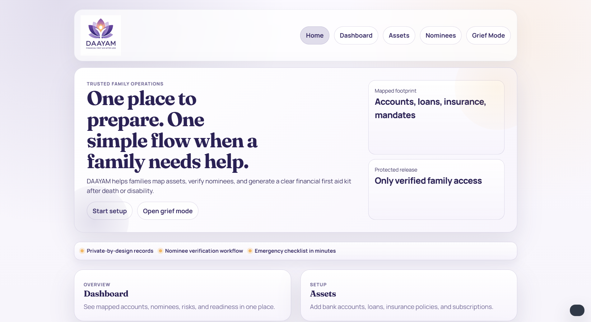 Daayam app preview